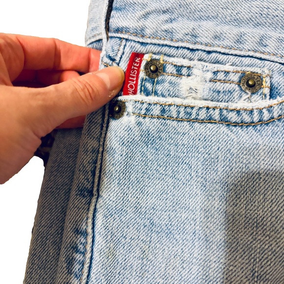 Hollister Vintage Y2K Low Rise Flare Light Wash Jeans - Picture 8 of 12